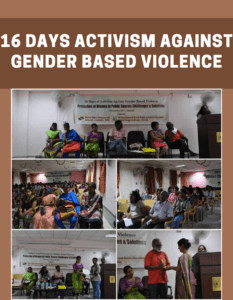 16 Days Activism against Gender Based Violence