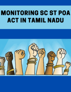 Monitoring SC ST POA Act in Tamil Nadu