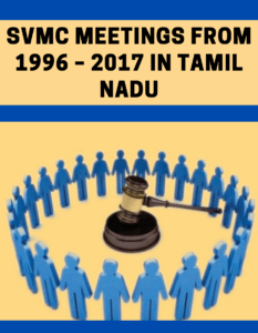 SVMC Meetings from 1996 – 2017 in Tamil Nadu