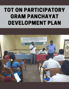TOT on Participatory Gram Panchayat Development Plan