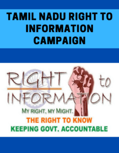 Tamil Nadu Right to Information Campaign