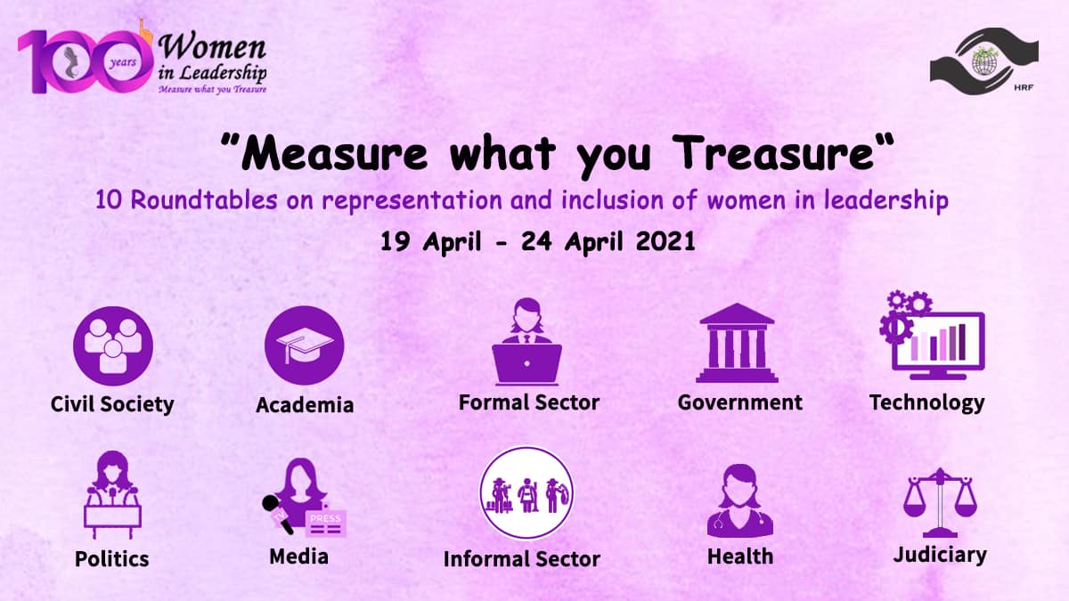 Measure what you Treasure – 10 Roundtables on representation and inclusion of women in leadership – 2021