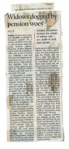 Widows pension