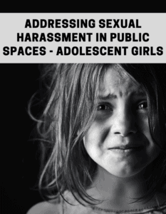 Addressing sexual harassment in public spaces